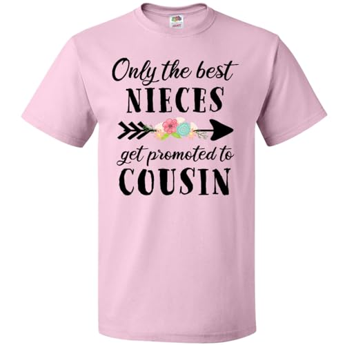 inktastic Only The Best Nieces Get Promoted to Cousin Adult T-Shirt