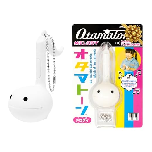 Otamatone Melody Blanco, Instrumento Musical Electrónico Japonés Sintetizador Portátil Sensibles al Tacto Musicales Instrumentos Regalo Niños Adolescentes Adultos Cumpleaños Juego Juguetes Geniales