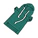 Ferret Clothes, Vest Turtleneck Sweater with Hat Ferret Pullover Shirt with Sleeves Ferret Pajamas Jumper Winter Thickening Warm Pet Ferret Clothes for pet Ferret (Green)