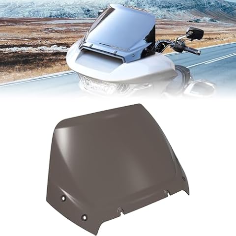 VEISUTOR 12" Windshield for Harley Road Glide CVO 2024, Dark Tinted Wind Shield Windscreen Air Deflector for Harley Davidson Road Glide CVO FLTRXSE 2023-2024 Accessory Cover