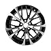 SCITOO wheel rims size:18 * 8.0in,ET:50,H/PCD:5 * 114.3,CB:60.1,1 pcs BLACK MACHINE FACE