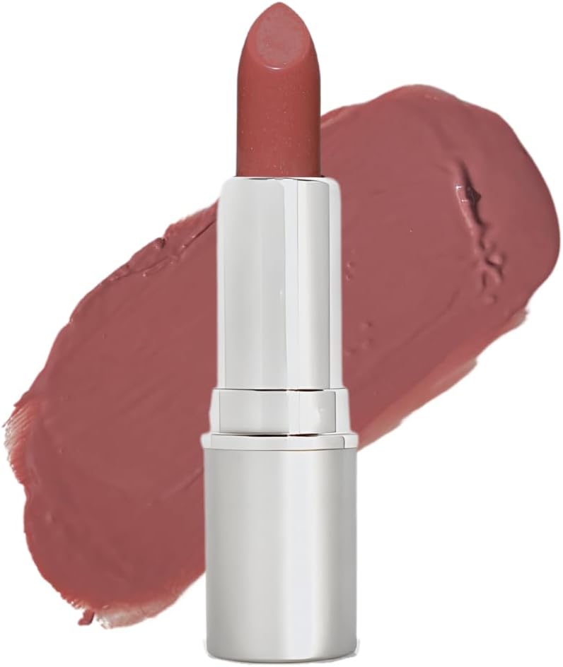 Truly Natural Long Lasting Lipstick, Swizzle, Neutral Pink Mauve, Naturally Hydrating & Nourishing, Vegan, Gluten-Free & Cruelty-Free, 0.13 oz / 3.8 g