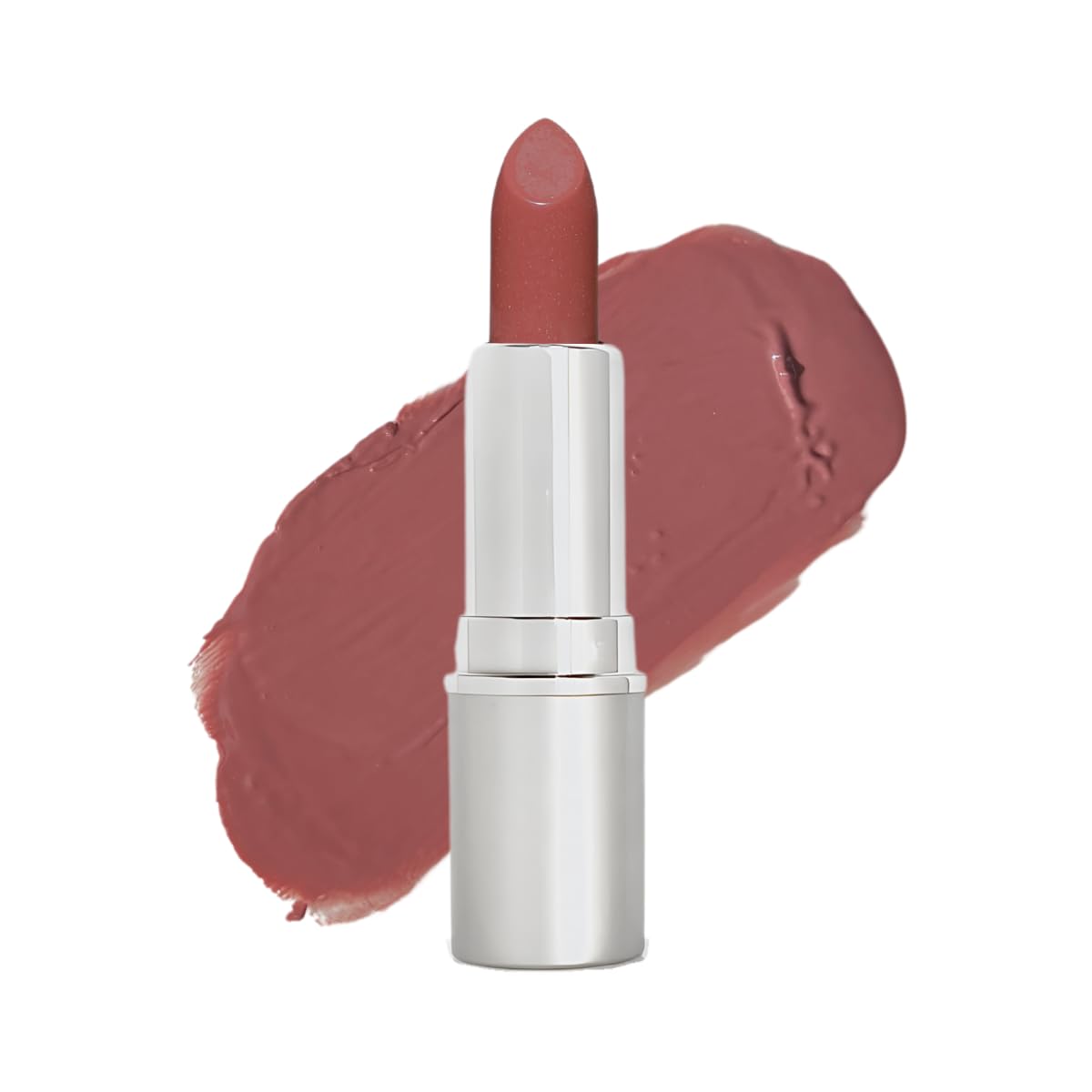Honeybee Gardens Truly Natural Long Lasting Lipstick, Swizzle, Neutral Pink Mauve, Naturally Hydrating & Nourishing, Vegan, Gluten-Free & Cruelty-Free, 0.13 oz / 3.8 g