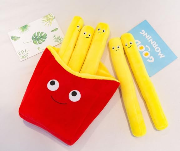 Amazon｜フライドポテト ぬいぐるみ 抱き枕 クッション おもしろ