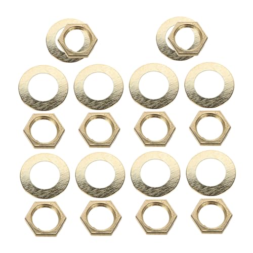 VOSAREA 11sets Quartz Clock Repair Kit of Clock Mechanism Parts Gasket Washer for Assembly for Home Office School Timekeeping Components