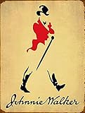 UseLoud Johnnie Walker Metal Tin Sign Decor Travel 8x12 inches