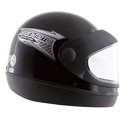 Pro Tork Capacete Sport Moto 58 Preto Fosco