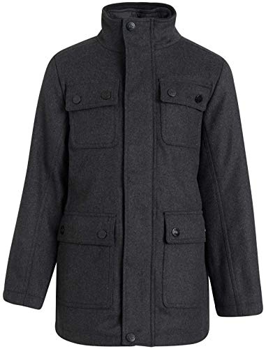 Urban Republic Boys’ Wool Dress Coat With Zipper Closure With Bib Insert thumb #2