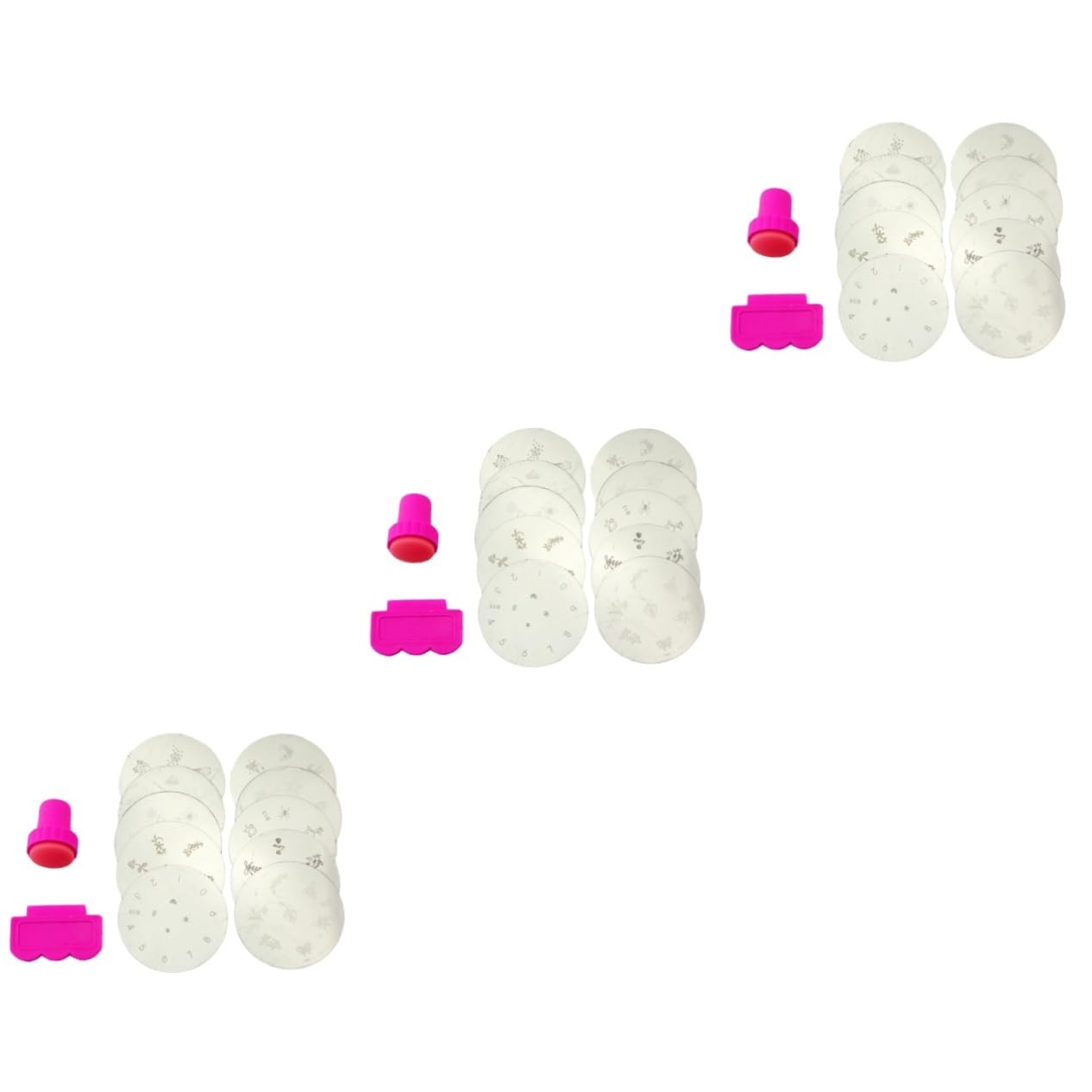 FRCOLOR 30 Pezzi Piastra Per Timbro Per Unghie Piastre Per Stampaggio Per Unghie Nail Art Stamper Nail Art Stamping Manicure Decalcomanie Stampa Applique