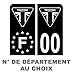 HADEXIA Pack Moto Autocollant Stickers Plaque d'immatriculation Prenium Triumph Noir - Numéro Personnalisé