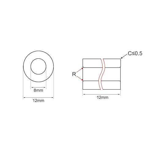 Miniatura 24 de uxcell Manguito de rodamiento 0.315 in Diámetro x 0.472 in OD x 0.394 in Longitud Bujes de Bronce Sinterizado Autolubricantes 10pcs