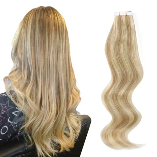 ABH AMAZINGBEAUTY HAIR Tape In Hair Extensions 14 Inch Honey