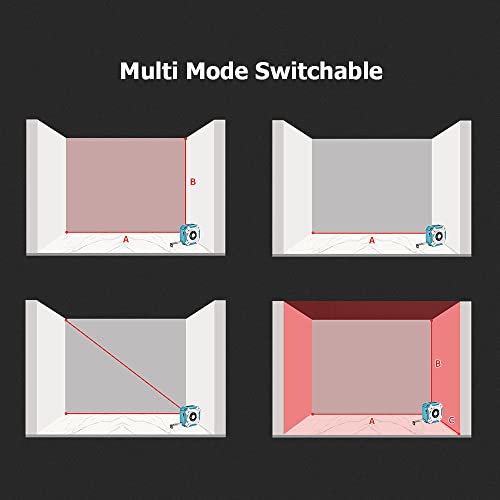 Kknoon 3 In 1 Tape Measure Digital Ranger Finder 16Ft Measuring Tape 131Ft Rechargeable Multi Function Measure Distance/Area/Volume/Pythagorean, Unit Switching, Data Storage #TOP5