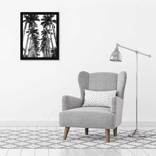 Americanflat 22x28 Poster Frame with Polished Plexiglass - Black Picture Frame - Wide Photo Frames Made of Engineered Wood for Vertical or Horizontal Wall Display - Epic Collection - Black