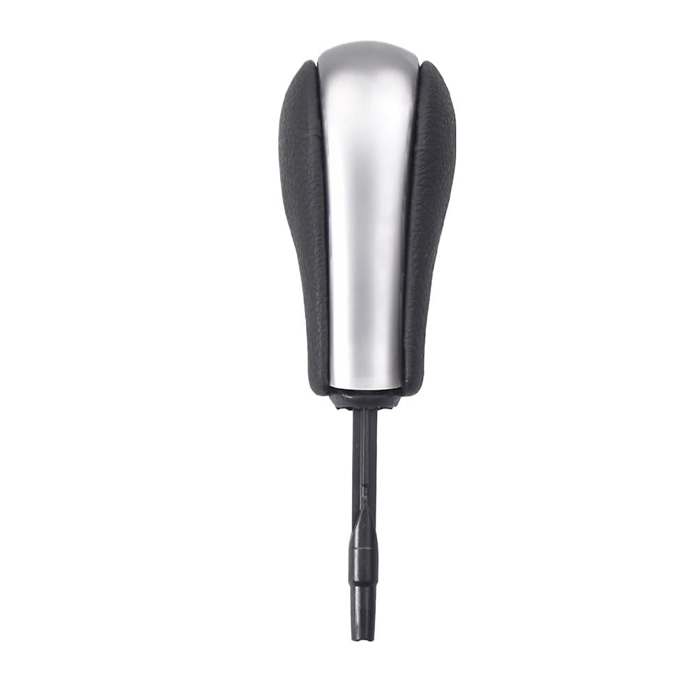 Wxnlbb Matt Silver-Short Car Accessories Automatic At Shift Gear Knob Compatible With Bmw E81 E82 E87 E90 E91 E92 E93 E36 E46 E39 E38 E53 E83 E60 E61(Matt Silver-Short)