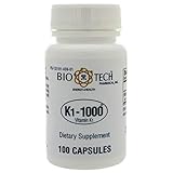 K1-1000 (Vitamin K1) 100 Capsules - 3 Pack - Bio-Tech Pharmacal