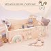 Kidsmood - Spielzeugkiste aus Holz mit Wunschnamen | Aufbewahrungsbox Kinder Spielzeug & Bücher | Praktische Holzkiste als Deko Kinderzimmer oder als Personalisierte Geschenke Baby zur Geburt & Taufe