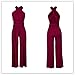 Lover-Beauty Mujer Mono Rojo Elegante Largos Otoño Un Hombro Casual Pantalones Ropa...
