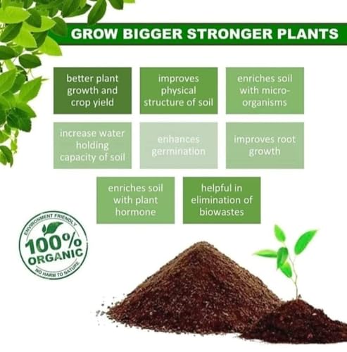 Image of Balaji Farms Primium Quality Vermicompost for Plants (10 Kg)