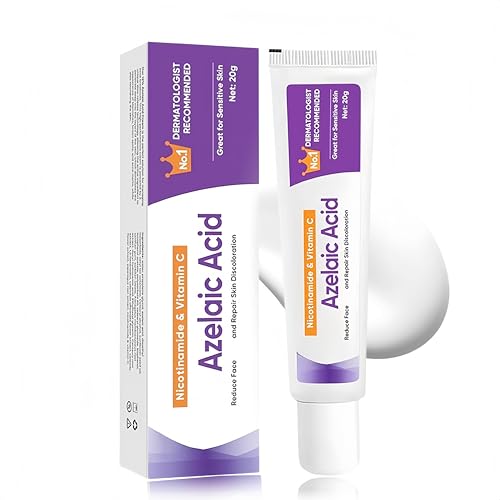 Azelainsäure Serum - Azelaic Acid Serum - Zur Milderung von Rötungen & zur Hautbildverfeinerung - Gesichtscreme Pflege für empfindliche Haut - Effektiv Azelainsäure Creme (1PC)