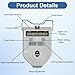 Optical Digital Pupilometer, LED Pupillary Distance Meter Pd Meter with Memory Function, Diopter Compensation Pupil Distance Meter, Interpupillary Distance Measuring Tool