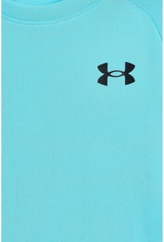 Under Armour Boys' Tech 2.0 Short-Sleeve T-Shirt, (482) Fresco Blue / / Black, Youth X-Small - 2