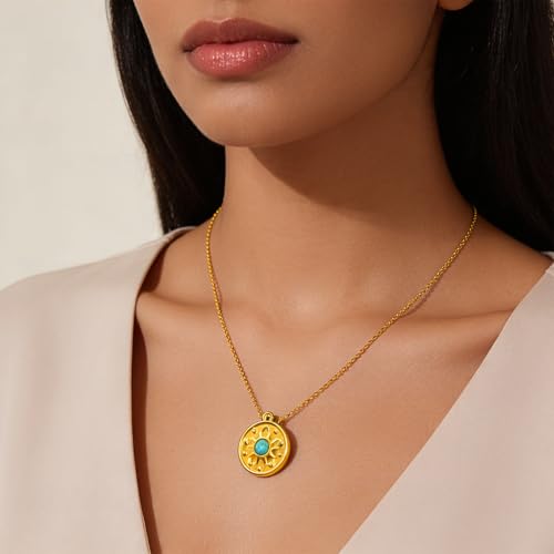 Image of Rubans Demi Fine Stainless Steel Pendant Chain Daily Gift for Women & Girls