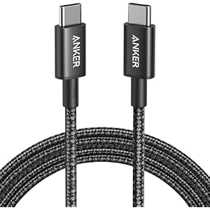 Anker USB C to USB C Charger Cable, 100W Fast Charging Cable (6 ft/1.8m)