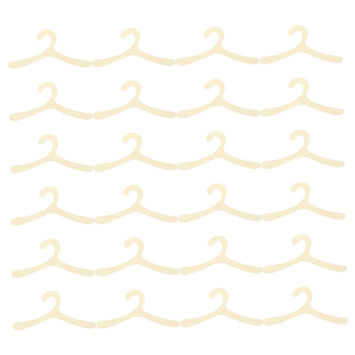 Abaodam Pet Clothes Hangers 24pcs Dog and Cat Hangers Wall Mount for Closet Organizing Rack Dog Closet Organizer