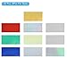 PATIKIL Assorted Reflective Fishing Lure Stickers, 20Pcs Adhesive Holographic Making Sticker Crafts DIY Film Flash Lure Tape for Fishing Lure Making Metal Baits