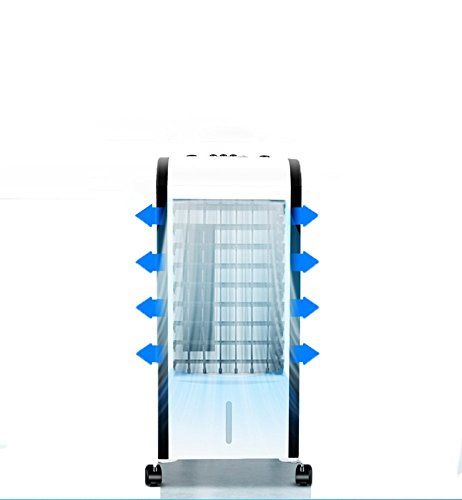 Kühl-und Klimalüfter Hauswasserkühlung Mobile Klimaanlage Ventilator Kühl-und Heizungsbefeuchtung Kleine Klimaanlage Heizung,Weiß,1