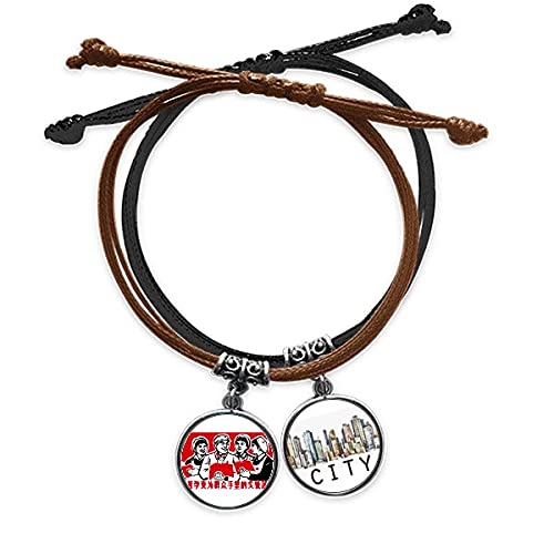 Bracelet cordon rouge Femme en cuir Sidi pour sublimer votre style