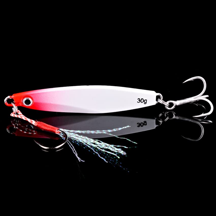 12pcs esche da pesca in metallo Jig 7g 12g 17g 22g 30g 40g maschere pesca in mare cucchiaio esca affondamento esca Jigging Vibe lama for luccio spigola