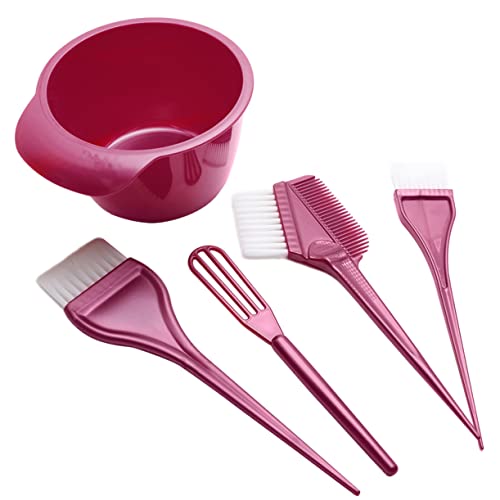 FOMIYES Herramientas para Teñir Cabello con Cuenco para Crema Colorante Kit Profesional para Salón y Doméstico para Tipo de Cabello Experiencia