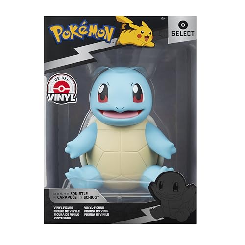 pokmon squirtle select vinyl figure - 8-inch figure made from vinyl