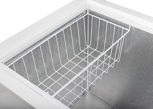 SCHOEPF – GT200SC Gefriertruhe 200 L – Weiß – 82,5 x 98 x 56 cm – Energieklasse C – Schnellgefrieren – 41 dB – 128 kWh/Jahr – Dual-Modus/Kühlen und Gefrieren – Freistehend