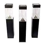 edelstahl gartenbrunnen mit beleuchtung Solarbetrieben; Integrierter Akku (1,2V Typ AAA, Ni-MH 600mAh); Lichtsensor; Ein- / Ausschalter (in der Leuchte); je 2x LED in Kaltweiß (nicht auswechselbar)