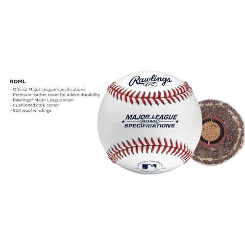 Image of Rawlings | MAJOR LEAGUE SPECIFICATIONS Baseball | 12 Count