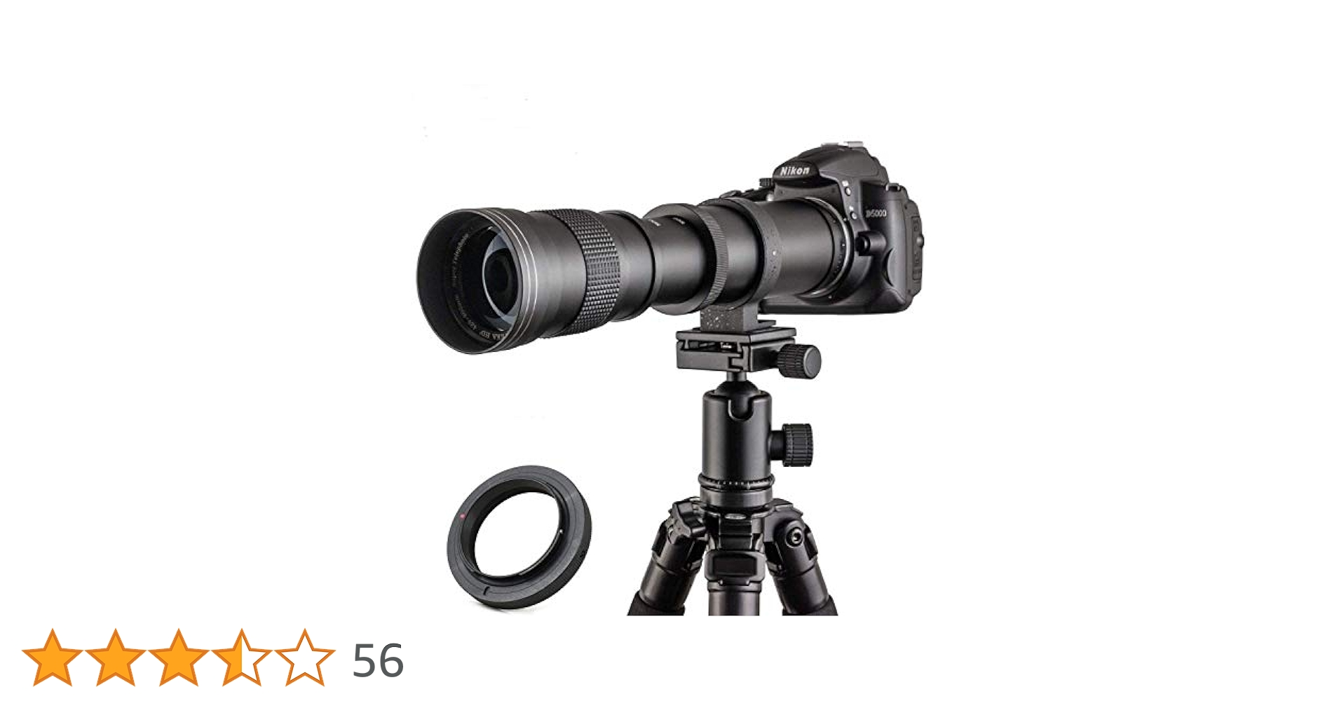 Amazon | JINTU 420-800mm f/8.3 HD マニュアルフォーカス望遠