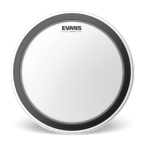 Evans Drum Heads - UV2 Coated Bass Drumhead - BD16EMADUV2-16 Inch