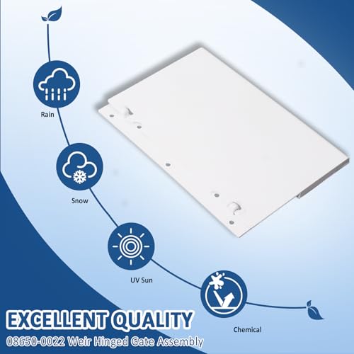 2 pack puerta skimmer para piscina modelo 08650-0022 miniatura 6