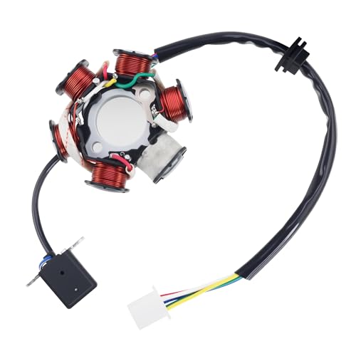 PRO BAT 6 Coil 5 Wire GY6 Stator Magneto 6 Coil Pole Pure
