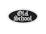 Officially Licensed Originals Old School Oval, High Thread Embroidered Iron-On/Saw-On Rayon Patch - 4' x 2'