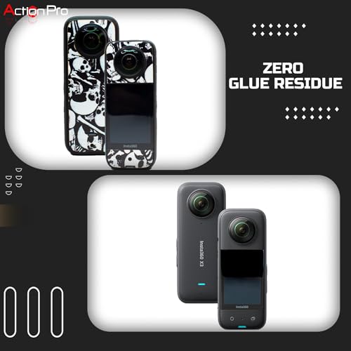 Image of Action Pro Camera Waterproof Skin Compatible with Insta360 X3 Action Camera (Black & White)