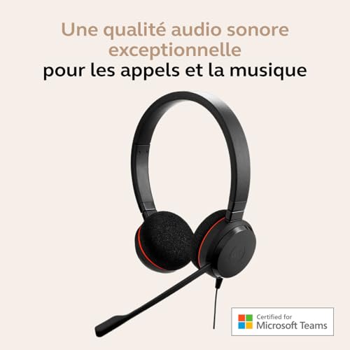 Jabra Evolve 20 Casque Avec fil Arceau BureauCentre d'appels USB Type C / USB Type A Neuf - vue 9