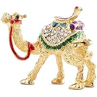 YU FENG Figuras de Camello de Cristal, Adorno Decorativo,