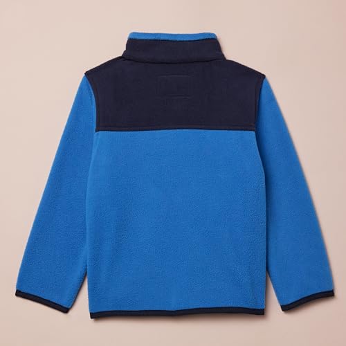Image of Amazon Essentials Boys and Toddlers' Polar Fleece Full-Zip Mock Jacket, Insulated, Long Sleeve