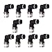 10 Pack Push to Connect Air Fittings 90 Degree Pneumatic Tube Fitting Male Elbow 1/4" Tube OD x 1/4" NPT Thread