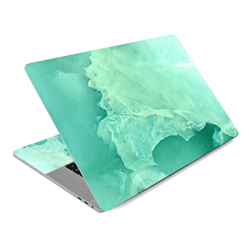 Skin para portátil universal de 12 a 15.6 pulgadas recortable lámina protectora de mármol cian