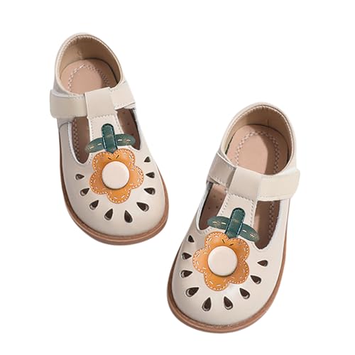 Toddler Girl Mary Jane Dress Leather Shoes, Little Girls Princess Ballet Flats
